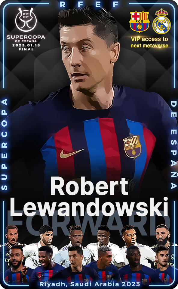 2022-23 SuperCup Of FC Barcelona Robert Lewandowski