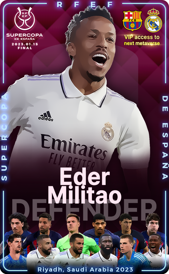 2022-23 SuperCup Of Real Madrid Éder Militão