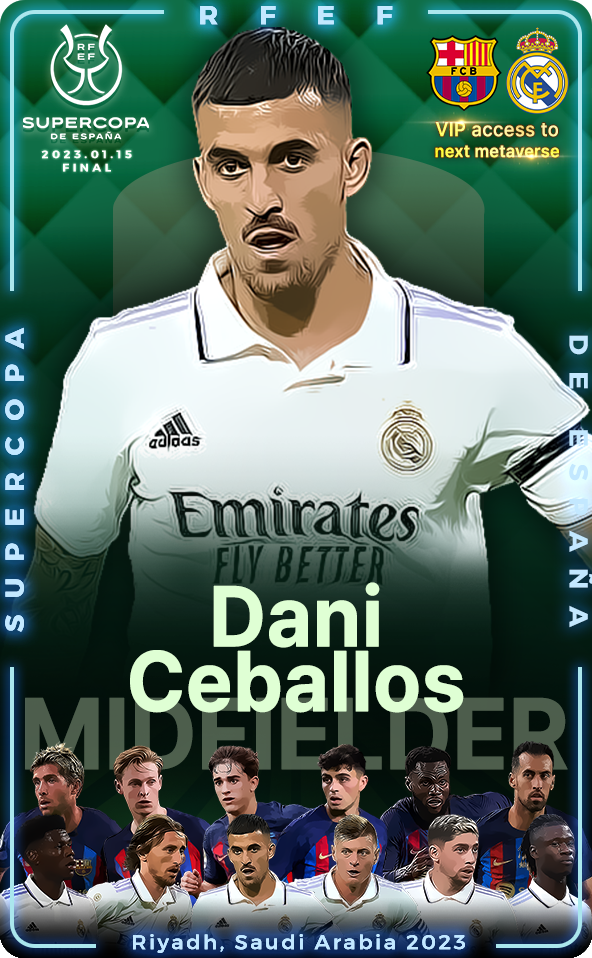 2022-23 SuperCup Of Real Madrid Dani Ceballos