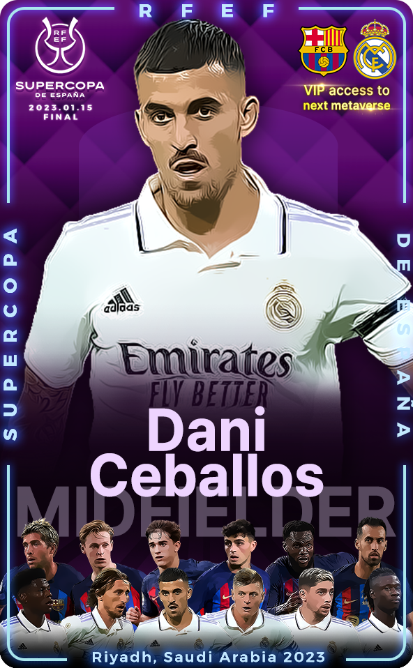 2022-23 SuperCup Of Real Madrid Dani Ceballos