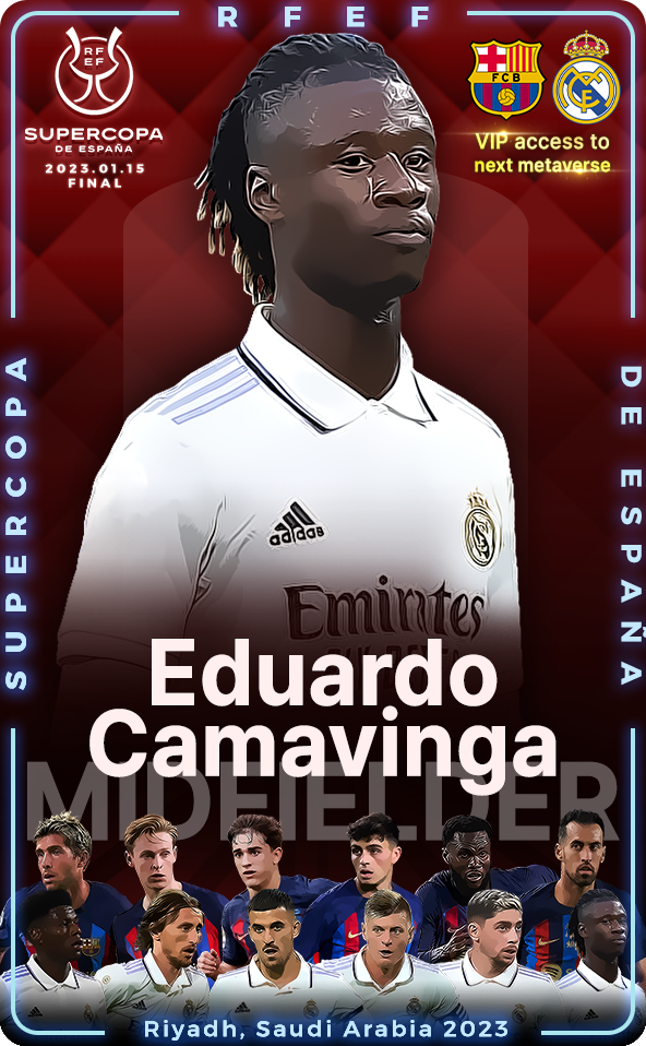 2022-23 SuperCup Of Real Madrid Eduardo Camavinga